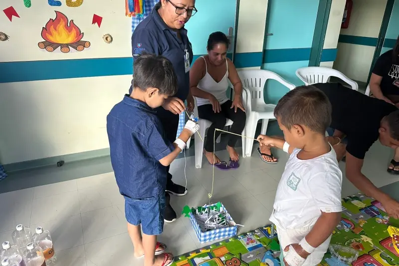 notícia: HRPM promove “Arraiá da Ped” e leva alegria às crianças internadas