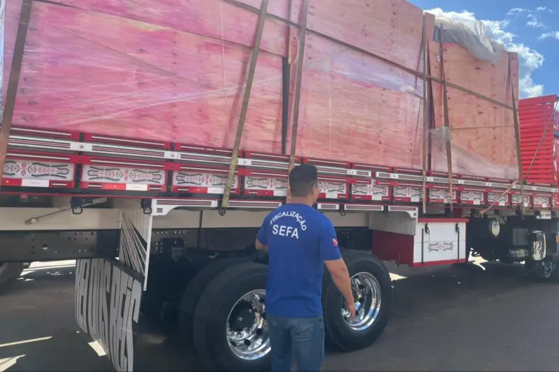 notícia: Sefa apreende equipamentos industriais avaliados em R$ 444 mil na divisa com o Maranhão