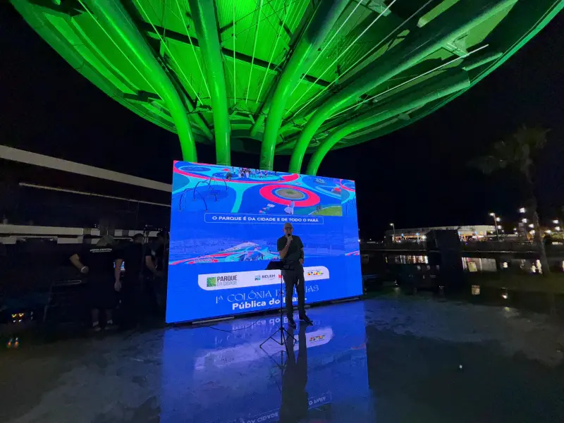 notícia: Show gospel emociona o público no segundo dia de funcionamento do Parque da Cidade