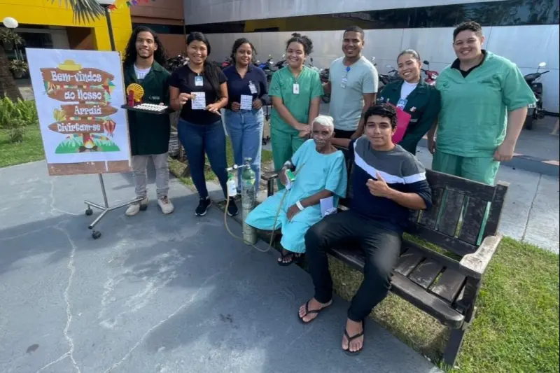 notícia: Oficina do Autocuidado leva alegria e alívio emocional a pacientes do Hospital Regional de Paragominas