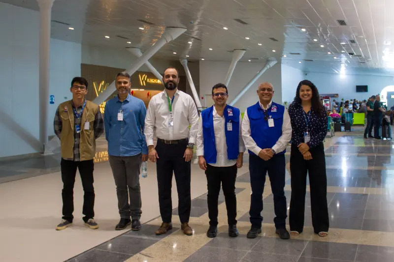 notícia: Semas acompanha avanço das obras do Aeroporto de Belém