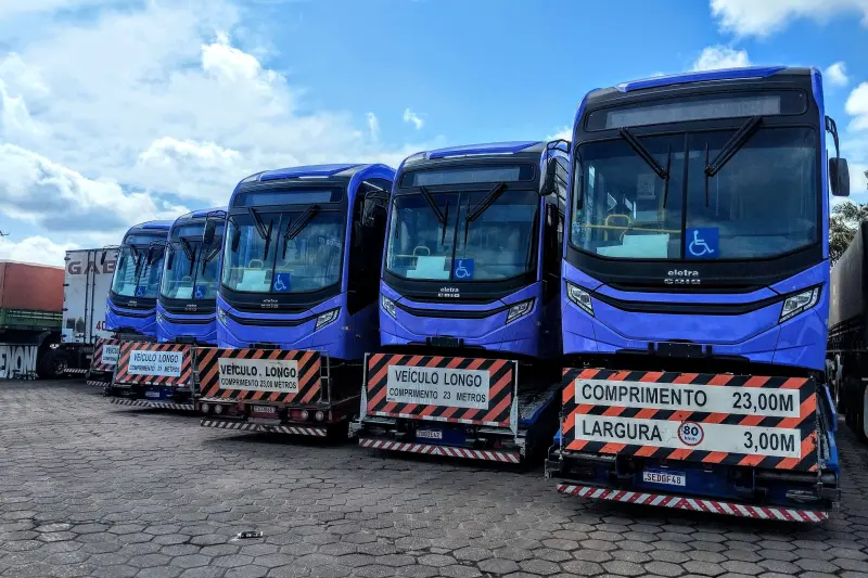 notícia: BRT Metropolitano recebe mais dez ônibus elétricos e completa frota sustentável
