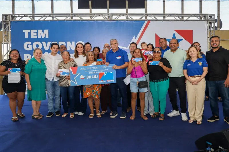 notícia: Quase mil famílias de Belém são beneficiadas com Programa habitacional 'Sua Casa'