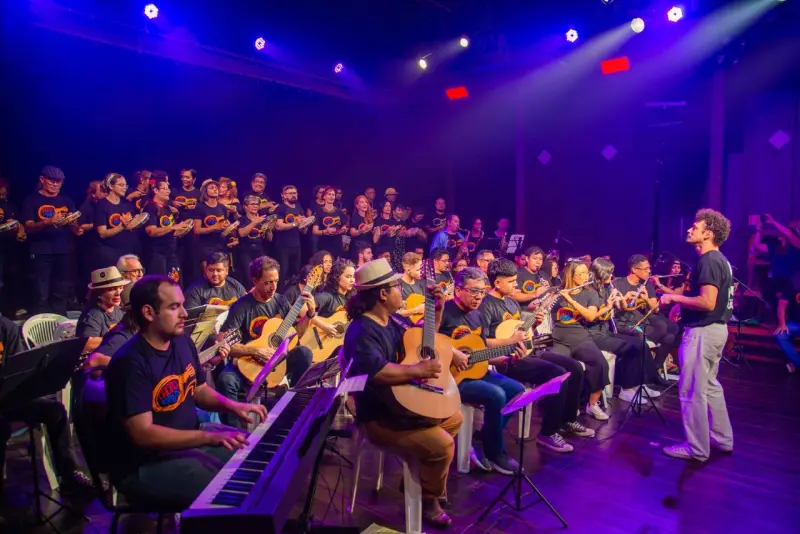 notícia: Teatro Margarida Schivasappa recebe o concerto gratuito do projeto “Choro do Pará” na próxima quarta-feira (9)