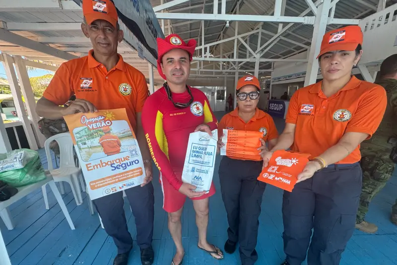 notícia: Corpo de Bombeiro atua nas ações de conscientização ambiental na praia do Atalaia    
