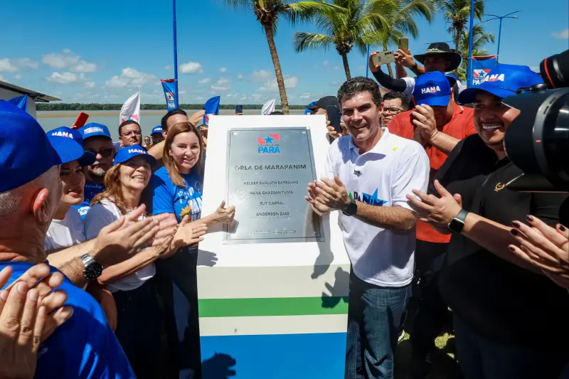notícia: No aniversário de emancipação de Marapanim, Governo do Pará entrega nova orla e mais uma rua com asfalto