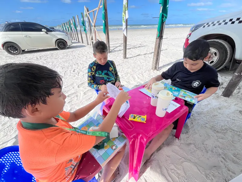 notícia: Ações aliam fiscalização e educação para preservar tartarugas na Praia do Atalaia