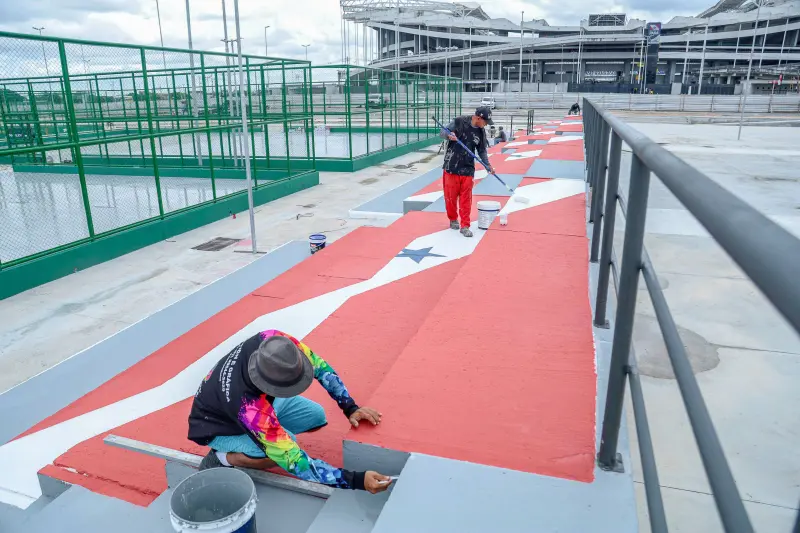 notícia: Obra do Novo Parque Olímpico Mangueirão entra na reta final em Belém