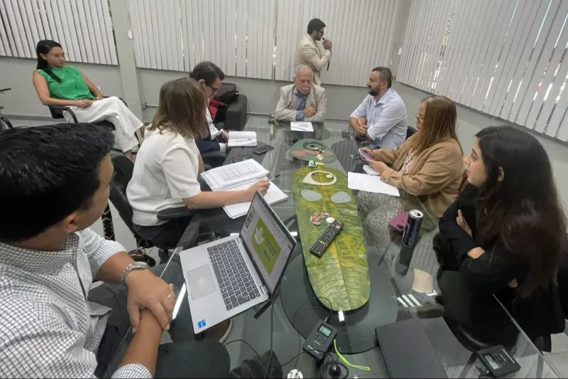 notícia: Representantes da Sedap e de multinacional americana reúnem para tratar de futuras parcerias voltadas ao segmento do cacau