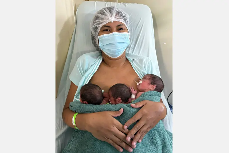 notícia: Chegada surpresa de trigêmeos movimenta Hospital Materno-Infantil de Barcarena