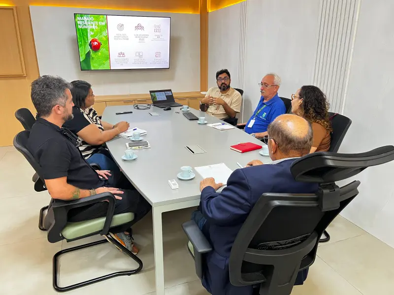 notícia: Projeto Marajó Resiliente aproxima parceria com o Ideflor-Bio para fortalecer agricultura sustentável no arquipélago