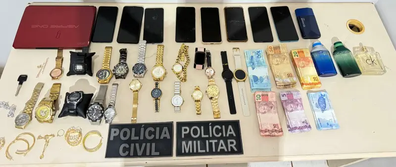 notícia: Cinco pessoas são presas por furto qualificado e receptação em Altamira