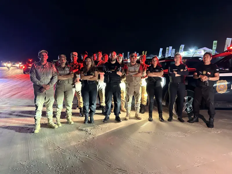 notícia: PC realiza patrulhão e intensifica fiscalização em Salinópolis durante Operação Verão 2025