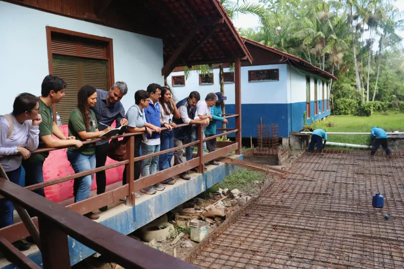 notícia: Governo firma parceria para avaliar qualidade da água do sistema de captação do Combu