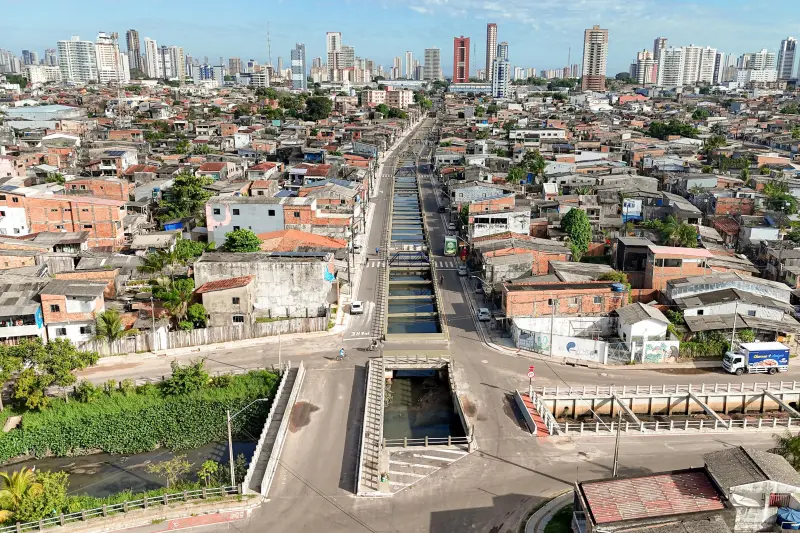 notícia: Em Belém, macrodrenagem avança com entrega na quarta-feira (16) dos canais da Vileta e Leal Martins