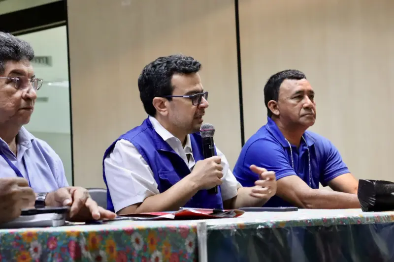 notícia: Semas promove debate sobre regulamentação da pesca do pirarucu e fortalece Acordos de Pesca em Santarém