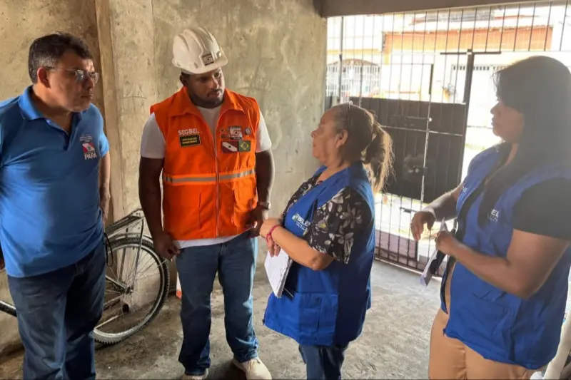 notícia: Governo do Estado apoia vítimas de incêndio no bairro do Guamá, em Belém