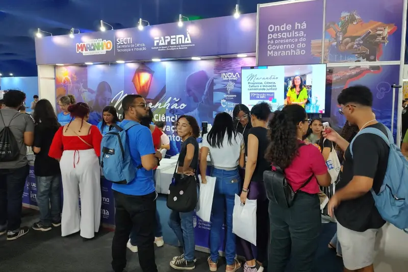 notícia: Fapespa participa da Reunião Anual da SBPC, evento que discute política de ciência, tecnologia e inovação no Brasil