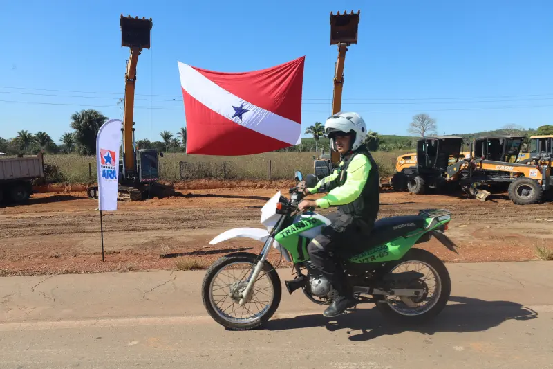 galeria: Agenda Governador e vice-Governadora  São Geraldo do Araguaia  Asfalto PA 477