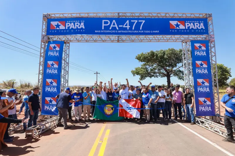 notícia: Pavimentação de mais 20 km da PA-477 amplia integração no sul e sudeste do Pará