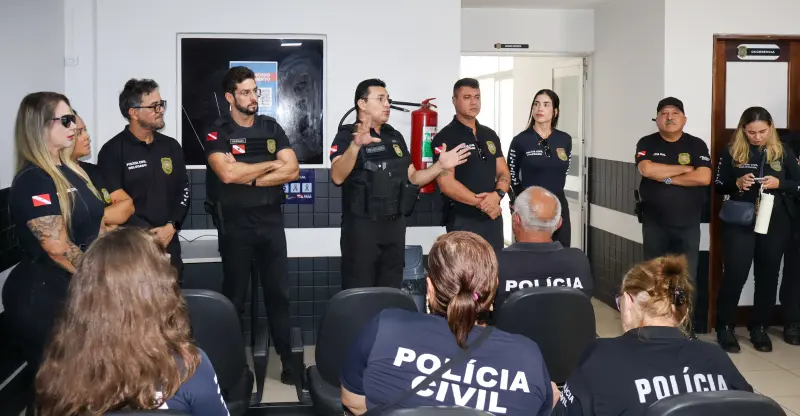notícia: Coordenação Itinerante da Polícia Civil acompanha trabalho nas delegacias