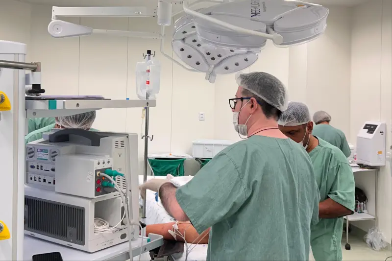 notícia: Hospital da Mulher do Pará realiza primeira nefrectomia por vídeo