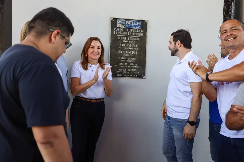 galeria:  VICE GOVERNADORA HANA ENTREGA PÓRTICO DE MOSQUEIRO