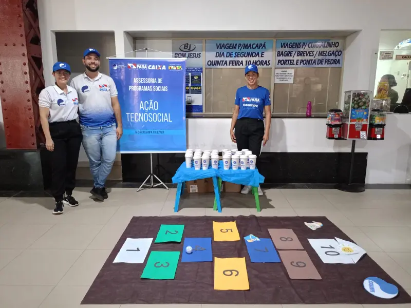 notícia: Cosanpa reforça educação ambiental em Terminal Hidroviário de Belém