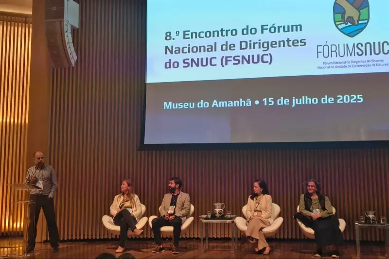 notícia: Ideflor-Bio participa de celebração dos 25 anos do SNUC e reforça papel do Pará na gestão de áreas protegidas e trilhas de longo curso