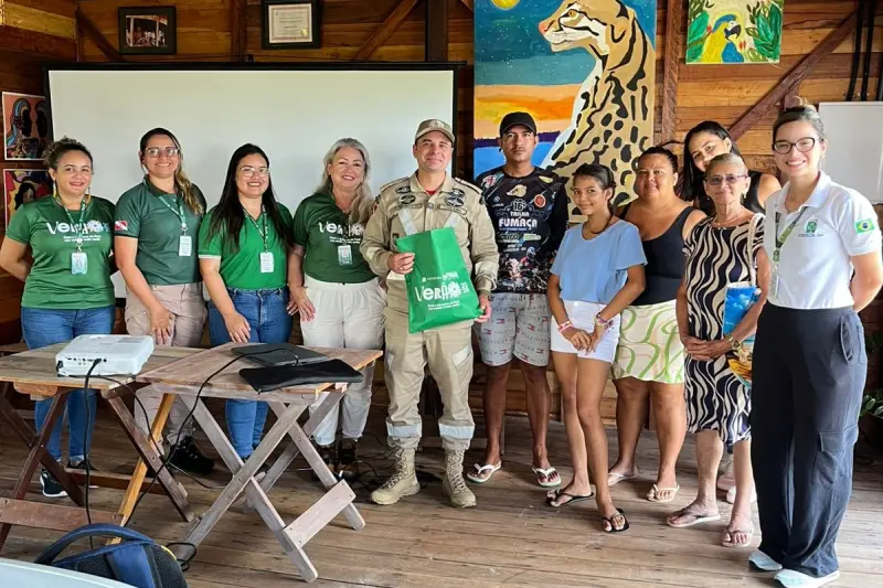 notícia: Palestras promovidas pelo Ideflor-Bio em Salinópolis fortalecem educação ambiental