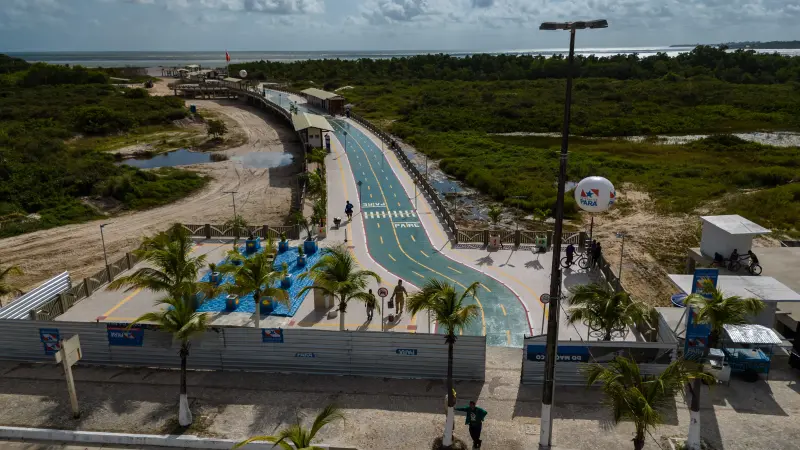 galeria: Agenda do governo do estado - Entrega da Passarela da PRAIA DO MAÇARICO  