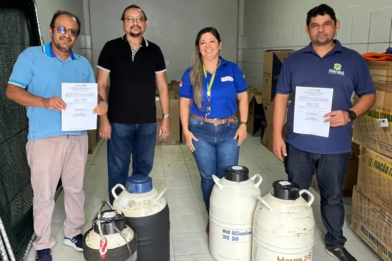 notícia: Sedap repassa a municípios quase 15 mil doses de material bovino com melhoramento genético