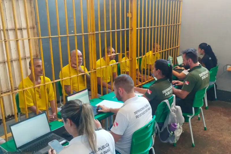 notícia: Mutirão carcerário garante atendimento jurídico a mais de 350 internos em Itaituba