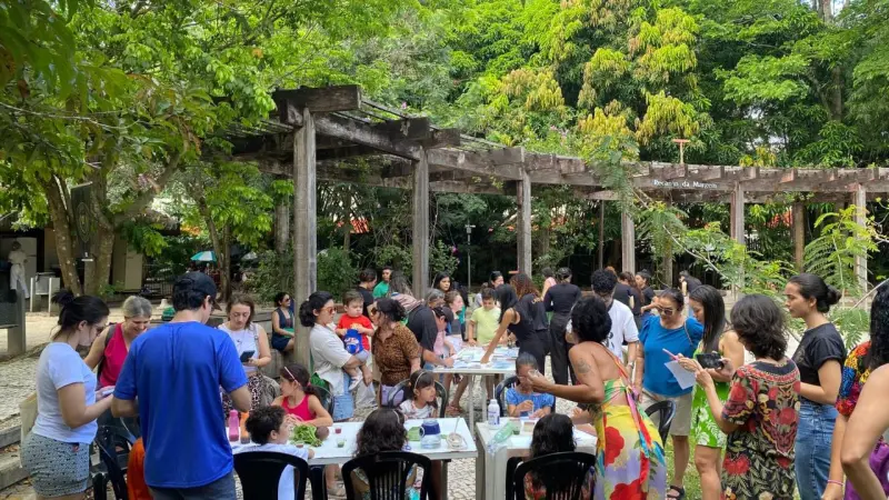 notícia: Mangal das Garças promove oficina gratuita de produção de tintas naturais neste domingo (27)