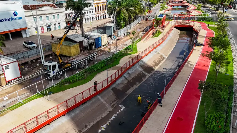 galeria: Obras Nova  Doca - Drone