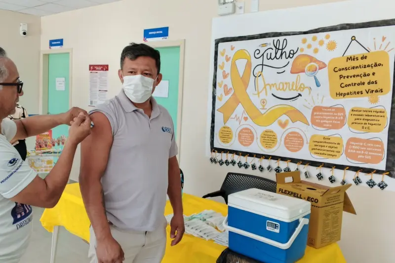 notícia: Palestra sobre hepatite encerra ações do Julho Amarelo no Hospital Regional de Oriximiná