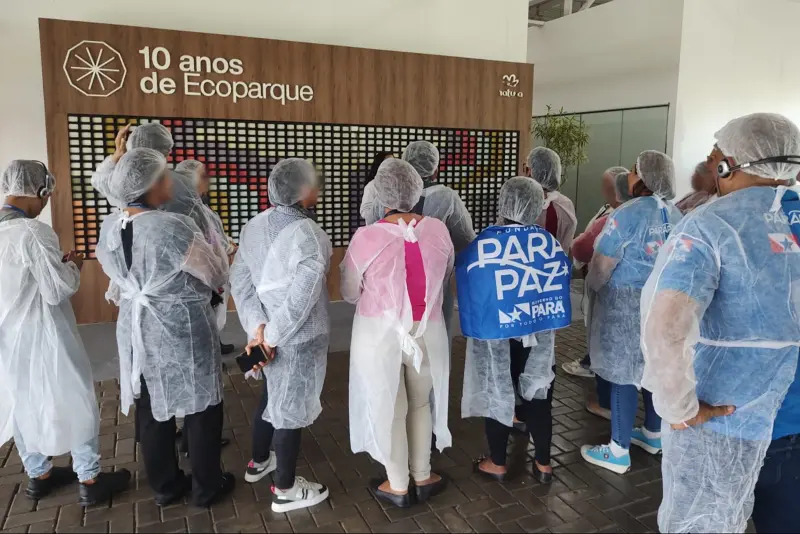 notícia:  Visita à fábrica da Natura inspira mulheres atendidas pela ParáPaz Mulher