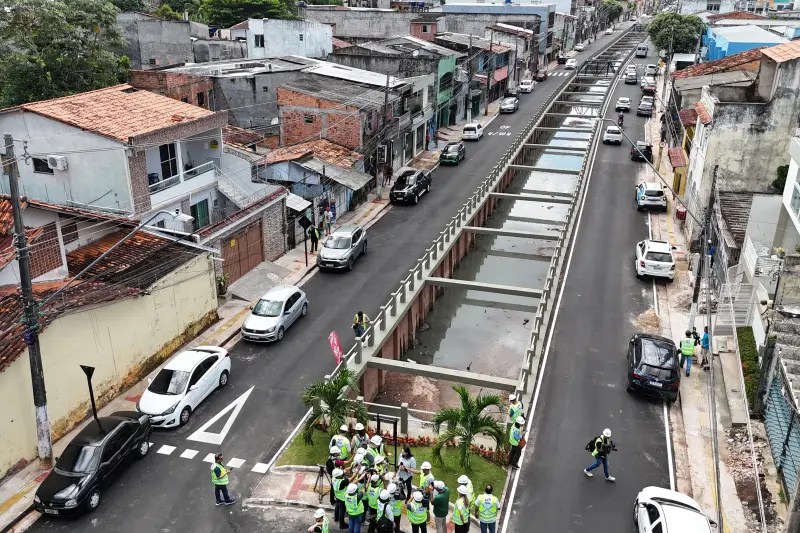 notícia: Macrodrenagem do Canal da Gentil amplia infraestrutura e garante mais qualidade de vida em Belém