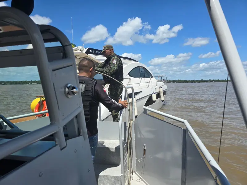 notícia: Patrulhamento fluvial constatou tranquilidade nos rios no último final de semana das férias 