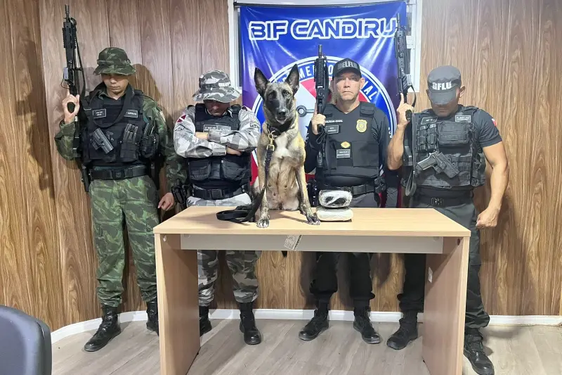 notícia: Operação da Base Candiru localiza e apreende droga transportada em caixas de som
