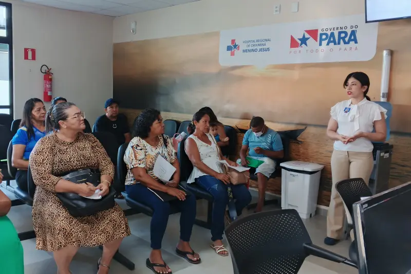 notícia: Hospital Regional de Oriximiná promove palestra educativa sobre hipertensão arterial