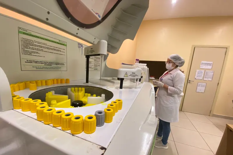 notícia: HRPC bate novo recorde com mais de 35 mil exames laboratoriais realizados em julho
