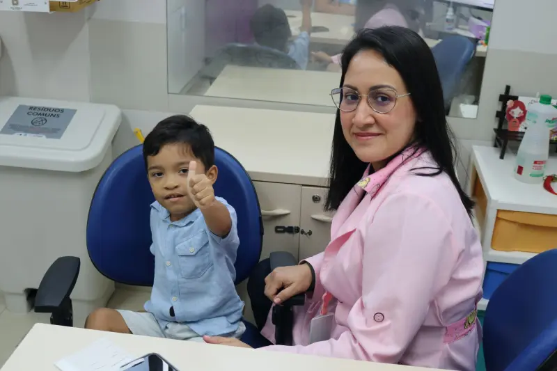 notícia: Serviço de Referência da Santa Casa garante atendimento integral a pacientes com fissura labiopalatal