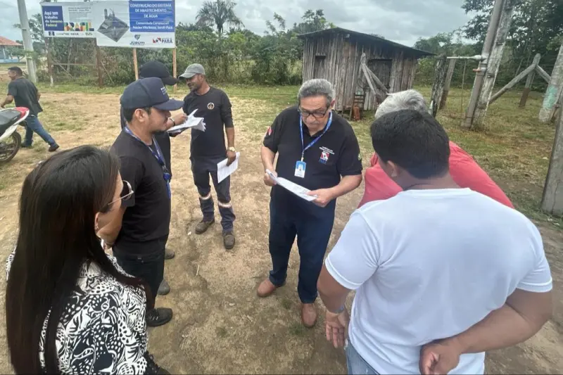 notícia: Governo inicia obras de abastecimento de água em comunidades rurais do oeste do Pará