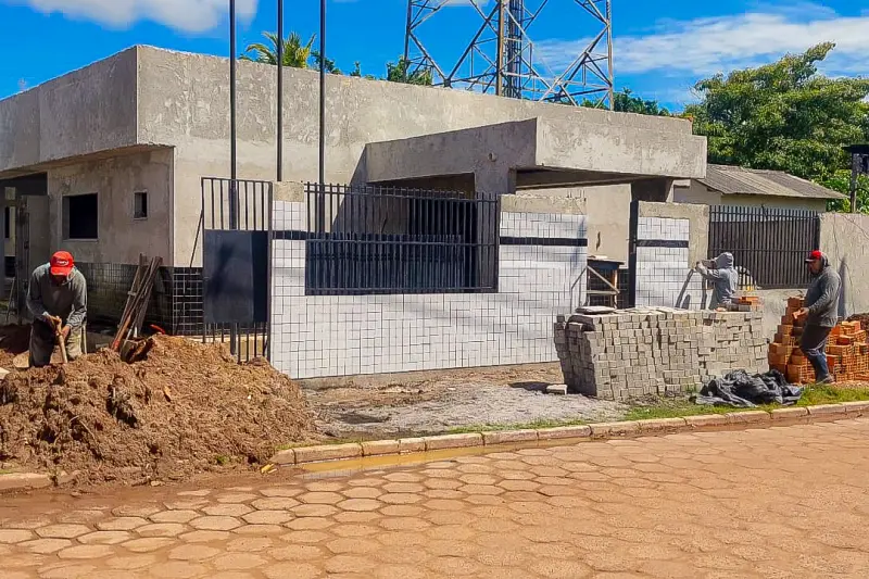 notícia: Nova Delegacia de Polícia Civil de Cotijuba alcança quase 70% de obras executadas
