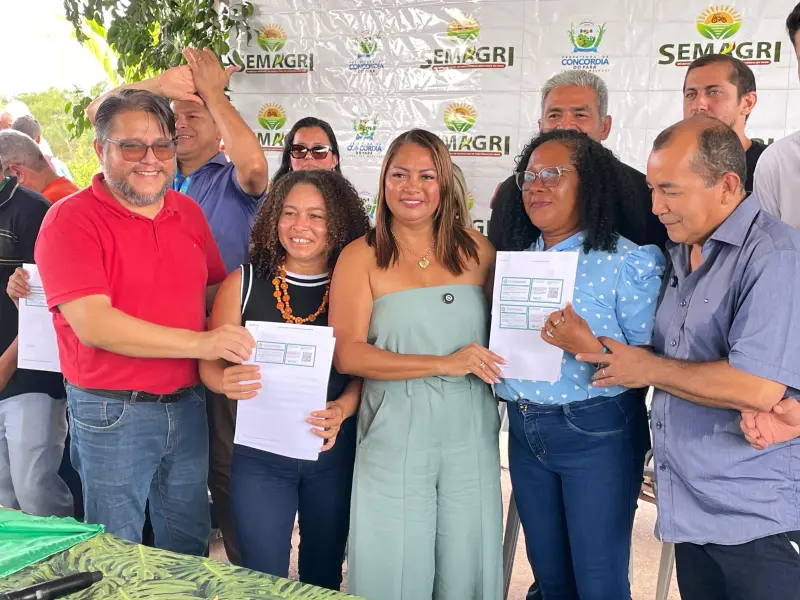 notícia: Emater entrega 30 CAFs a produtores de Concórdia do Pará