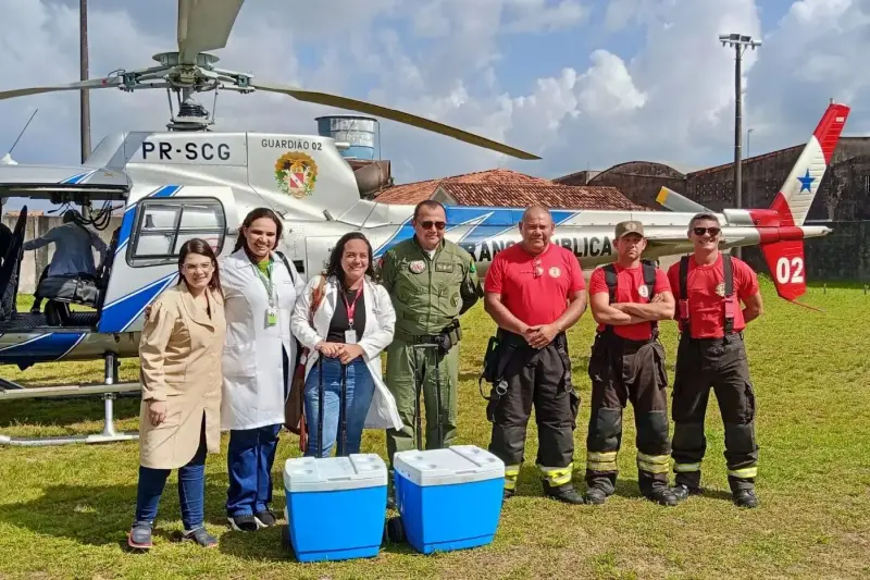 notícia: Graesp realiza transporte de órgãos para transplante de Capanema para Belém 