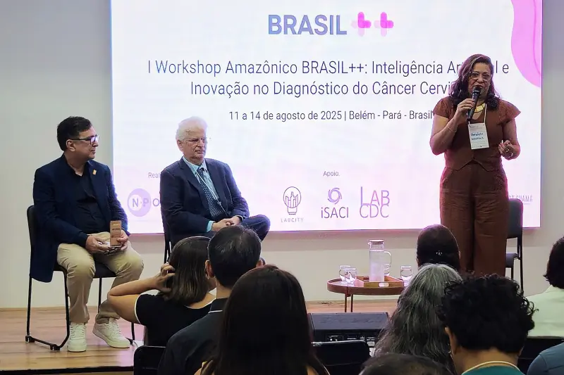 notícia: Parque de Ciência e Tecnologia Guamá discute uso de IA para diagnóstico do câncer de colo uterino