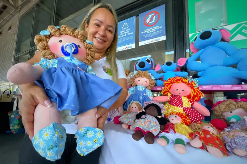 notícia: Hospital Abelardo Santos incentiva economia solidária com Feira do Artesanato