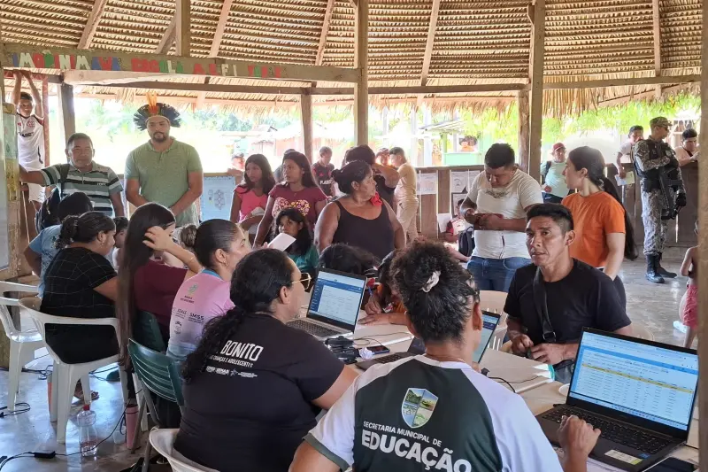 notícia: Pará fortalece assistência social para os povos indígenas na região Araguaia